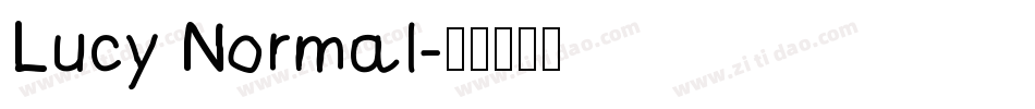 Lucy Normal字体转换
